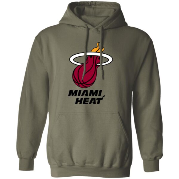 Miami Heat Basketball  Unisex Sizing Blend Material Pullover Hoodie - Image 9