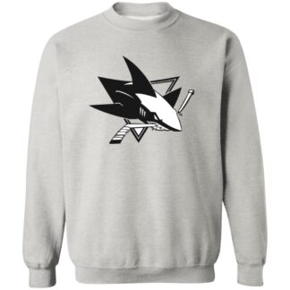 San Jose Sharks Ice hockey  Unisex Sizing Blend Material Crewneck Pullover Sweatshirt