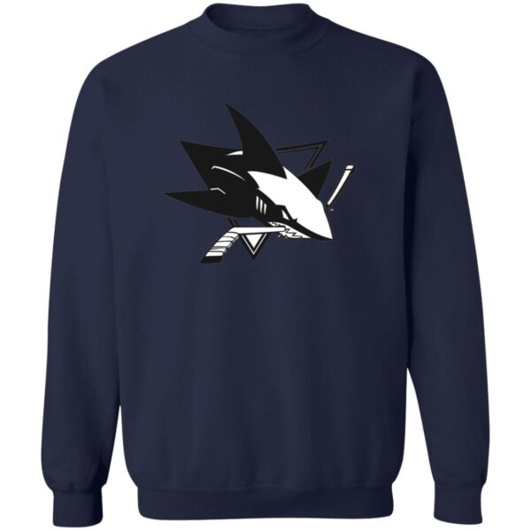 San Jose Sharks Ice hockey  Unisex Sizing Blend Material Crewneck Pullover Sweatshirt - Image 6