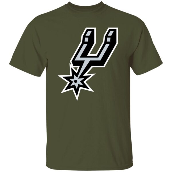 San Antonio Spurs Basketball  Unisex Cotton. T-Shirt - Image 2