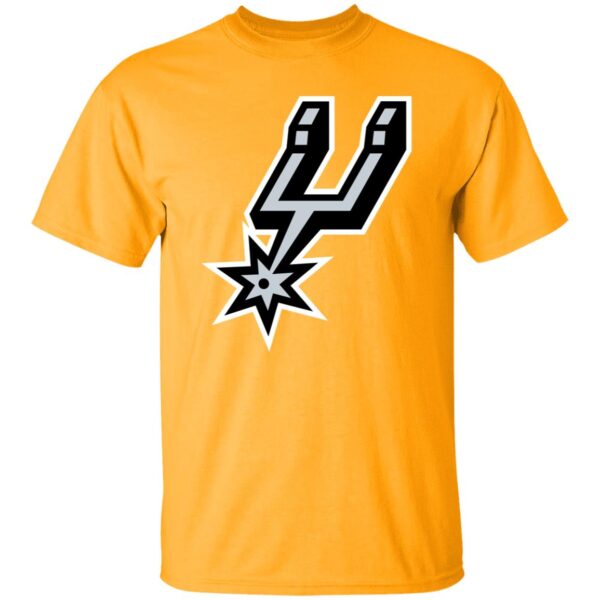 San Antonio Spurs Basketball  Unisex Cotton. T-Shirt - Image 4