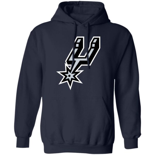 San Antonio Spurs Basketball  Unisex Sizing Blend Material Pullover Hoodie - Image 5