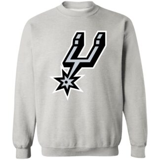 San Antonio Spurs Basketball  Unisex Sizing Blend Material Crewneck Pullover Sweatshirt
