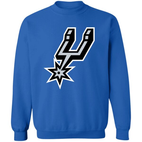 San Antonio Spurs Basketball  Unisex Sizing Blend Material Crewneck Pullover Sweatshirt - Image 9