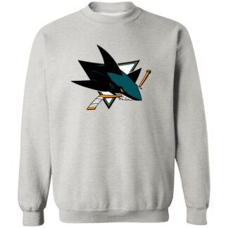 San Jose Sharks Ice hockey  Unisex Sizing Blend Material Crewneck Pullover Sweatshirt