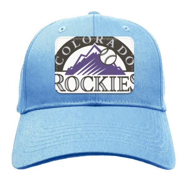 Colorado Rockies Baseball  Twill Cap Hat - Image 2