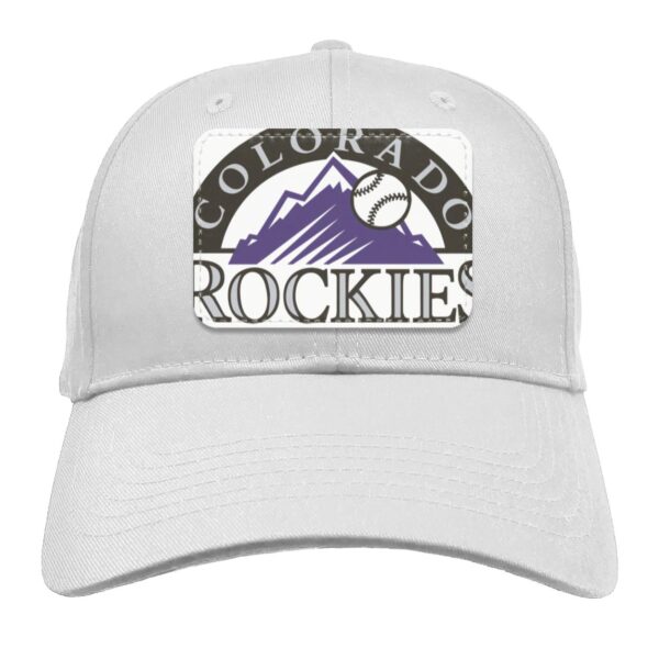 Colorado Rockies Baseball  Twill Cap Hat - Image 11