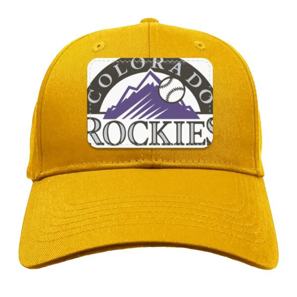 Colorado Rockies Baseball  Twill Cap Hat - Image 3