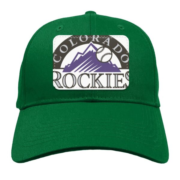 Colorado Rockies Baseball  Twill Cap Hat - Image 4