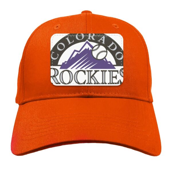 Colorado Rockies Baseball  Twill Cap Hat - Image 7