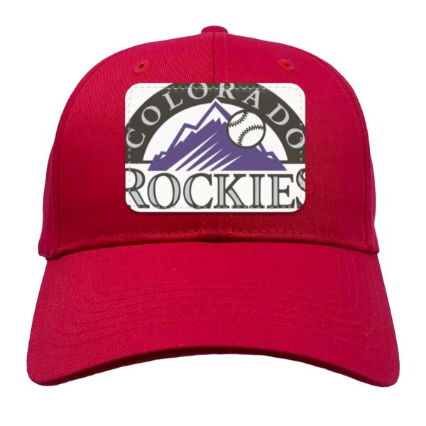 Colorado Rockies Baseball  Twill Cap Hat - Image 9