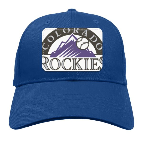 Colorado Rockies Baseball  Twill Cap Hat - Image 10